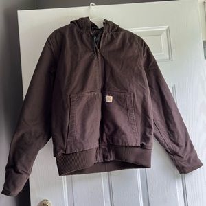 Brown Carhartt insulated coat